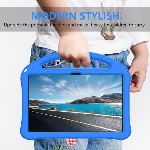 for Honor Pad X8 Pro Case 11.5inch Lightweight EVA Shock-Proof Tablet Shockproof, Handle Stand Protective with Shoulder Strap Kids(Blue) in Saudi Arabia