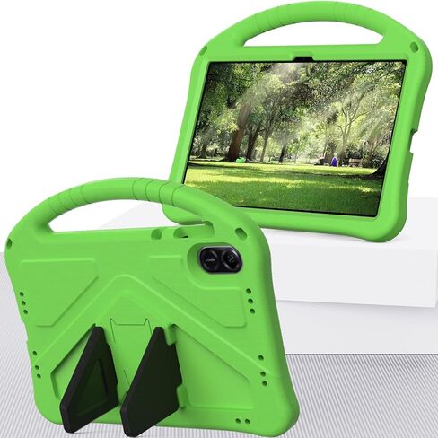 for Honor Pad X9 11.5inch 2023 Case Lightweight EVA Shock-Proof Tablet Shockproof, Handle Stand Protective with Shoulder Strap Kids(Green) in Saudi Arabia