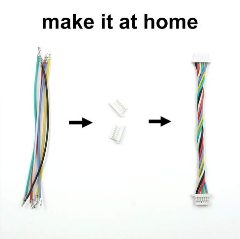 I2C Qwiic Cable Kit Stemma QT Wire and SH1.0 Connectors Kit Bundle for SparkFun Development Boards Sensor Board Breakout Breadboard 4 Pin in Saudi Arabia