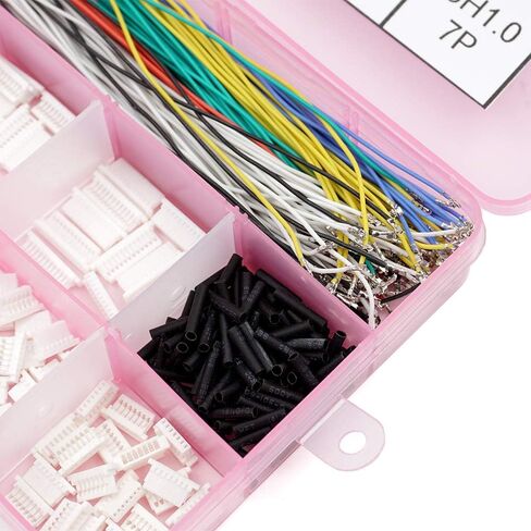 I2C Qwiic Cable Kit Stemma QT Wire and SH1.0 Connectors Kit Bundle for SparkFun Development Boards Sensor Board Breakout Breadboard 4 Pin in Saudi Arabia