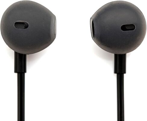 Tube Headphones, Anti-Radiation Earbuds with USB-C Jack, EMF Free Earphones for Safe and Clear Audio, Mic and Volume Control, Comfortable Fit. (Black) in Saudi Arabia