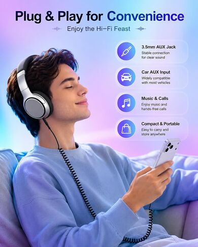 Coiled USB C to 3.5mm Aux Cable for iPhone 18 Pro Max/18 Pro/17e 17 6FT Ox Audio Cord for Car in Kuwait
