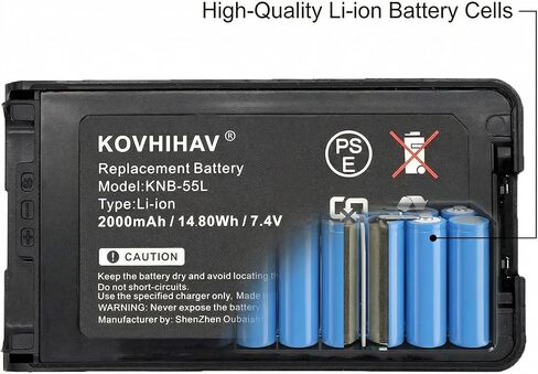 KNB57L Battery Upgraded to 2000mAh Large Capacity Compatible with NX-3200 NX-3300 NX-3400 NX-220 NX-320 TK-2140 TK-2160 TK-2168 TK-2170 TK-2360 TK-3140 TK-3160 TK-3170 TK-3173 TK-3360 4 Pack in Saudi Arabia