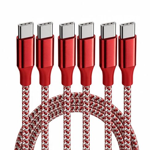 KYEHD USB C Cable，3 Pack 10FT 60W Fast Charging USB C to USB C Cable, Durable Type C Charger Cable for iPhone 17/16/15/iPad MacBook CarPlay and More in Saudi Arabia