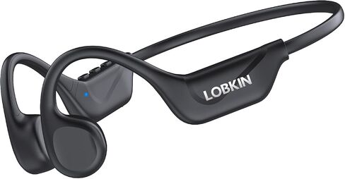 سماعات رأس LOBKIN Bone Conduction بلوتوث 5.4، سماعة أذن مفتوحة مع ميكروفون in Kuwait