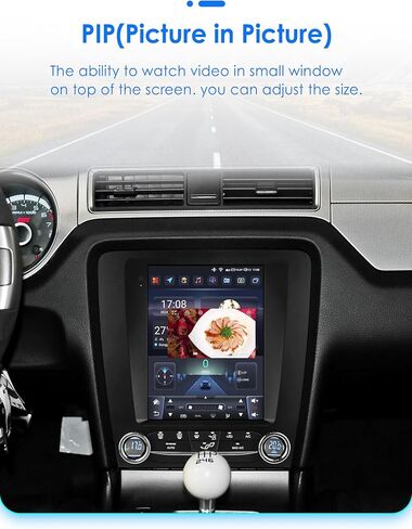 9.7Inch HD Touchscreen Stereo Car Radio Upgrade for Ford Mustang 2010-2014, 8 Core 4GB+32GB Android14 GPS Navigation with Wireless Carplay | Android Auto WiFi Bluetooth AM FM SWC DSP in Saudi Arabia