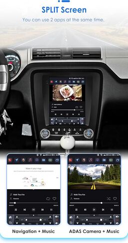 9.7Inch HD Touchscreen Stereo Car Radio Upgrade for Ford Mustang 2010-2014, 8 Core 4GB+32GB Android14 GPS Navigation with Wireless Carplay | Android Auto WiFi Bluetooth AM FM SWC DSP in Saudi Arabia
