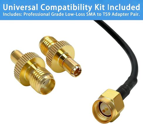4G LTE 5G Magnetic Antenna, 7 dBi, SMA TS9, 2 Pack in Saudi Arabia