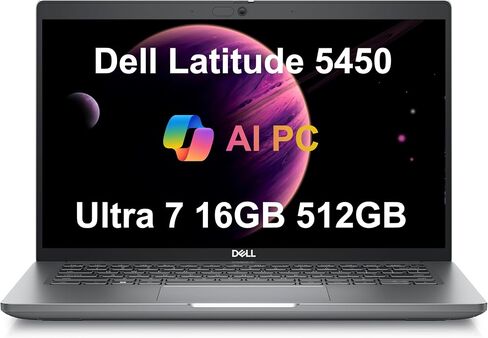 Dell Latitude 5450 Laptop, 14" FHD, Intel Ultra 7 155U, 32GB DDR5, 1TB SSD in Kuwait