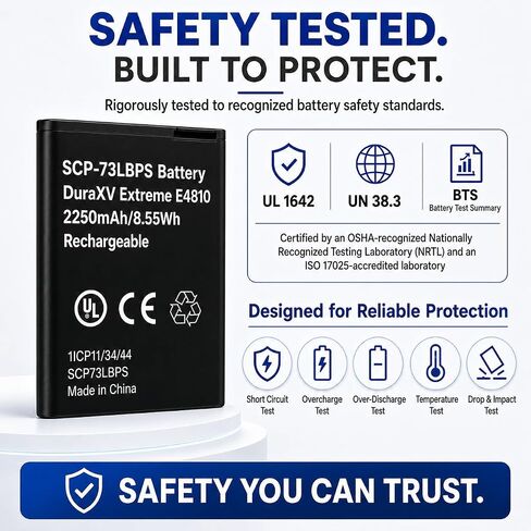 SCP-73LBPS 2250mAh Battery for Kyocera DuraXV Extreme E4810 + Clean Tool in Kuwait