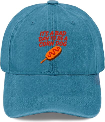 It’s A Bad Day to Be a Corn Dog Hat for Men Dad Hats Funny Gifts for Men in Saudi Arabia