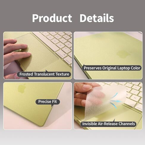 Frosted Transparent Vinyl Skin for 2026 MacBook Neo 13" A3404 in Saudi Arabia