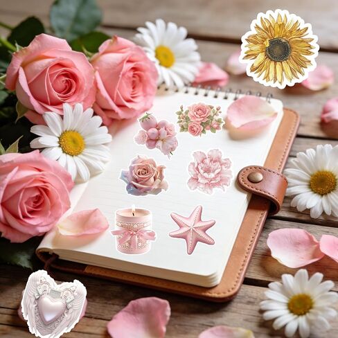 115PCS Pink Aesthetic Stickers - Vintage Coquette Style, Waterproof Vinyl Decals Cute Bow Tie Stickers Disco Ball, Decorative Stickers for Water Bottles, Laptop, Scrapbook (115pcs Coquette Stickers) in Saudi Arabia