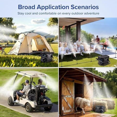 26 FT Portable Misting System for Outside Patio Mister for Summer Cooling in Saudi Arabia