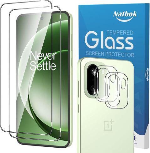 2+2 Pack for OnePlus 15R Screen Protector with Camera Lens Protector,Full Coverage 9H Tempered Glass Film,HD Clear Scratch Resistant,Bubble-Free for One Plus 15R Screen Protector in Saudi Arabia