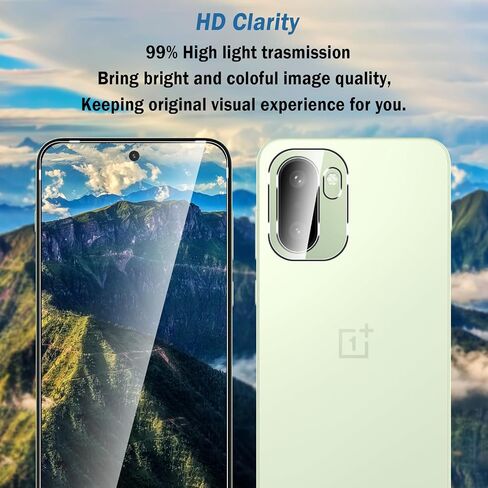 2+2 Pack for OnePlus 15R Screen Protector with Camera Lens Protector,Full Coverage 9H Tempered Glass Film,HD Clear Scratch Resistant,Bubble-Free for One Plus 15R Screen Protector in Saudi Arabia