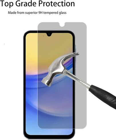 3Pack Privacy Screen Protector For Samsung Galaxy A15 5G Anti Spy Private Tempered Glass Film in Saudi Arabia