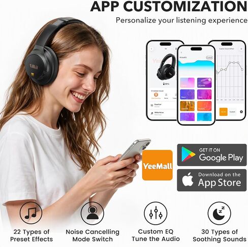 1Mii Active Noise Cancelling Headphones for Gaming & Airplane Travel in Saudi Arabia