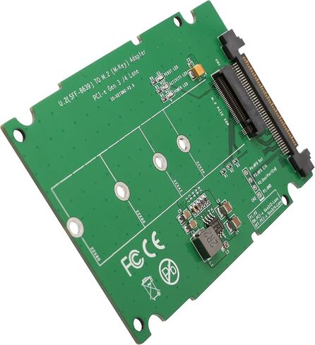 IO Crest M.2 PCIe I/F NVMe SSD to U.2 2.5-Inch SSD Adapter with Cable 2.5" SI-ADA40123 in Saudi Arabia