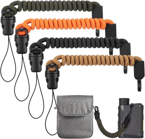 4 Pcs Rangefinder Tether Retractable Lanyard Coiled Tether Strap in Saudi Arabia