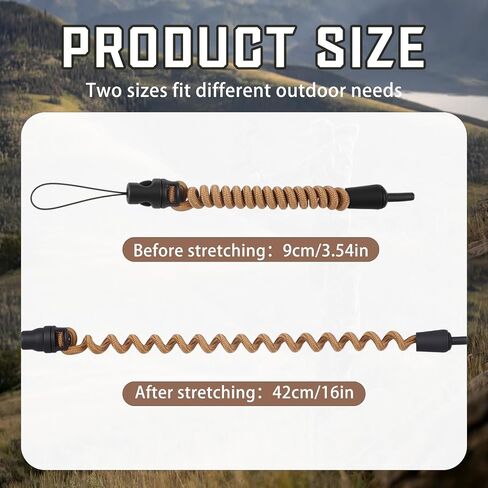 4 Pcs Rangefinder Tether Retractable Lanyard Coiled Tether Strap in Saudi Arabia