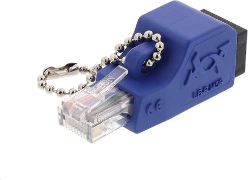 Networx Gigabit Ethernet Crossover Adapter - RJ45 Male to Female - Converts Patch Cable to Crossover for Peer-to-Peer and Switch Uplinks in Saudi Arabia