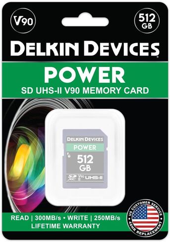 Delkin Devices DELKIN SD Power V90 UHS-II 512GB MemoryCard in Saudi Arabia