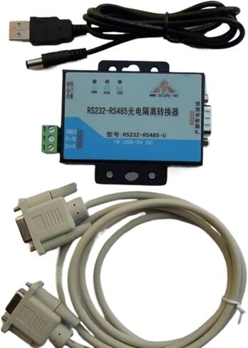 RS232 to RS485 Interface Data Converter Optical Isolation USB DC5V Power Supply with USB Powr Cord and RS232 Cable in Kuwait