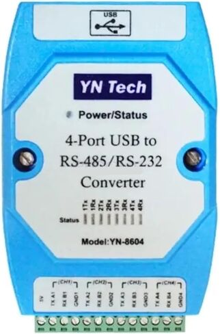 USB to 4-Port Independent RS-485/RS-232 Converter RS485 RS232 COM Serial Port Adapter Cable in Kuwait