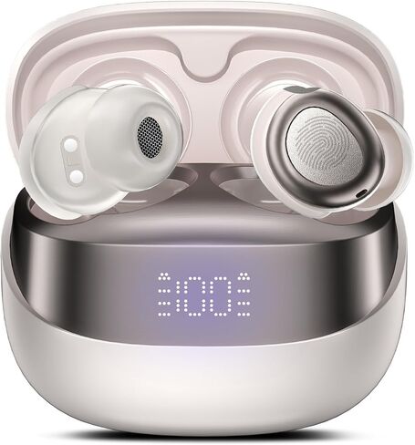 Sleep Earbuds Bluetooth 5.4 in Ear Light-Weight Headphones, Mini Sleep Headphones 47H Playtime with Charging Case, Clear Calls Earphones in Saudi Arabia