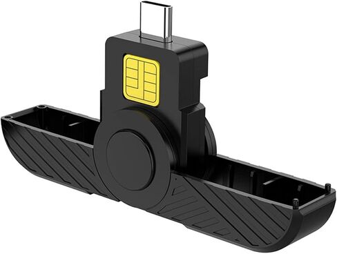 Type-C Usb Smart Card Reader Memory ID-Bank Electronic Cloner Connector Adapter Foldable Common Access Connector Adapter Ic-cards For Smart-lock Sticker Door Lock Reader Writer Deadbolt-card Reader in Saudi Arabia