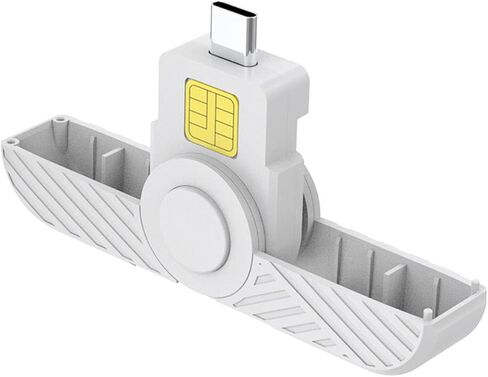 Type-C Usb Smart Card Reader Memory ID-Bank Electronic Cloner Connector Adapter Foldable Common Access Connector Adapter Ic-cards For Smart-lock Sticker Door Lock Reader Writer Deadbolt-card Reader in Saudi Arabia