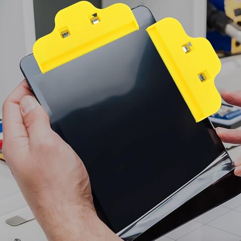 4 قطع من أدوات إصلاح شاشة LCD، طقم تثبيت مشبك تثبيت لهاتف iPhone Tablet لعرض تجميع الهاتف الذكي (أصفر) in Kuwait