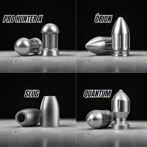 Harpex Combo Impact Series .22 Cal (5.5 ملم) حبيبات Airgun - 200 حزمة متنوعة: Orion وSlug وQuantum وPro Hunter X - دقة عالية للصيد والهدف in Kuwait