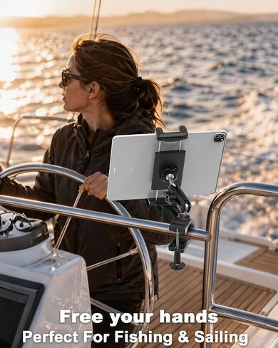 Charchendo Anti-Rust Metal Marine Boat Grab Rail Tablet Mount in Saudi Arabia