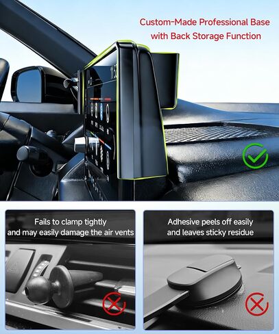 Qi2.2 25W Wireless Charger Car Phone Mount for Volkswagen Atlas 2024-2026 in Saudi Arabia