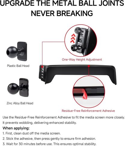 Qi2.2 25W Wireless Charger Car Phone Mount for Volkswagen Atlas 2024-2026 in Saudi Arabia