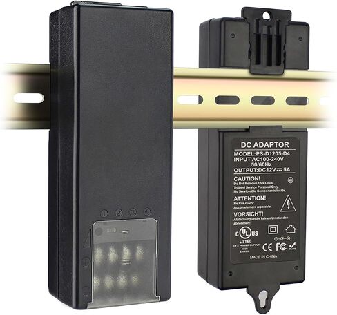 12V Power Supply Adapter, 4-Channel 6A, Din-Rail in Saudi Arabia