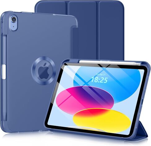 Wenlaty for iPad A16 Case 11th/10th Generation 11/10.9 Inch,Sea Blue in Saudi Arabia