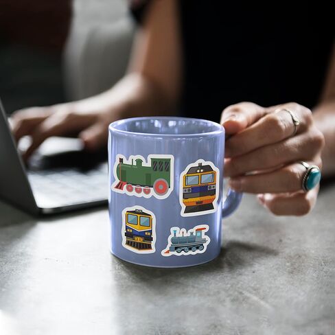 100 Pcs Train Stickers & Decals - Train Party Supplies - Gifts for Women & Men in Saudi Arabia