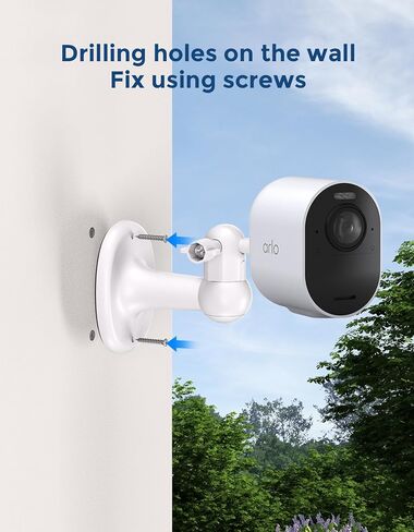 2 Pack Adjustable Security Camera Wall Mount for Arlo Pro, Arlo Pro 2/3/4, Arlo Ultra & Essential Spotlight Camera, 360° Adjustable Indoor Outdoor Mount Bracket (Camera Not Included) in Saudi Arabia