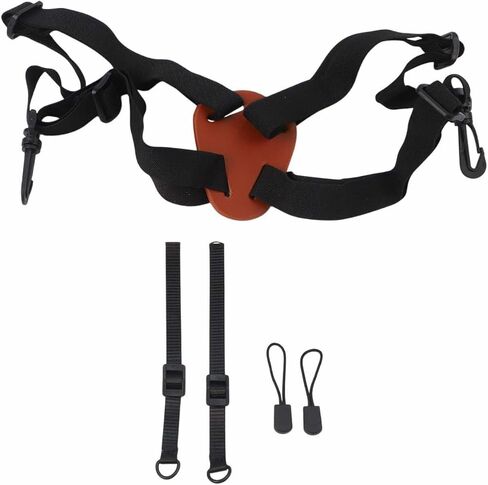 Outdoor Binocular and Camera Strap with Adjustable Elastic Cowhide Design for Hunting and Sports for Compatible with Rangefinders in Saudi Arabia