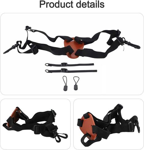 Outdoor Binocular and Camera Strap with Adjustable Elastic Cowhide Design for Hunting and Sports for Compatible with Rangefinders in Saudi Arabia