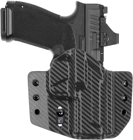 Tulster OWB Contour Kydex Holster in Right Hand fits: Canik Mete | Optic Compatible Outside The Waistband Concealed Carry in Saudi Arabia