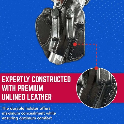 Desantis Cozy Partner IWB Gun Holster - Right Hand Draw, Black in Saudi Arabia