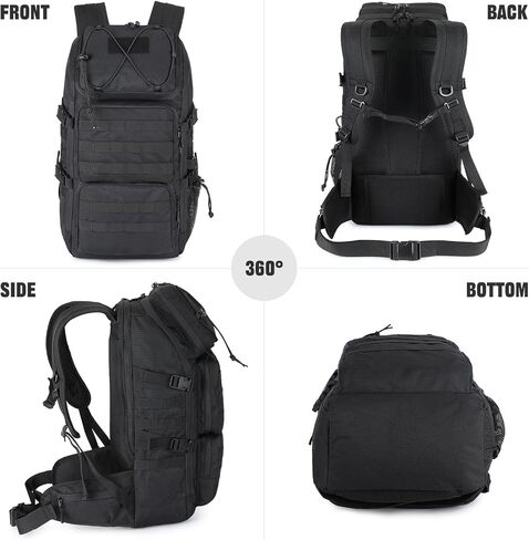 G-raphy 45L Tactical Backpacks for Men, Molle Hiking Daypack, Large Military Camping Trekking Daypack Bug Out Bag in Saudi Arabia