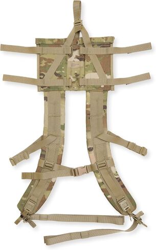 M MCGUIRE GEAR MOLLE II Shoulder Straps — OCP (Multicam), USA Made, Fits Large Rucksack in Saudi Arabia