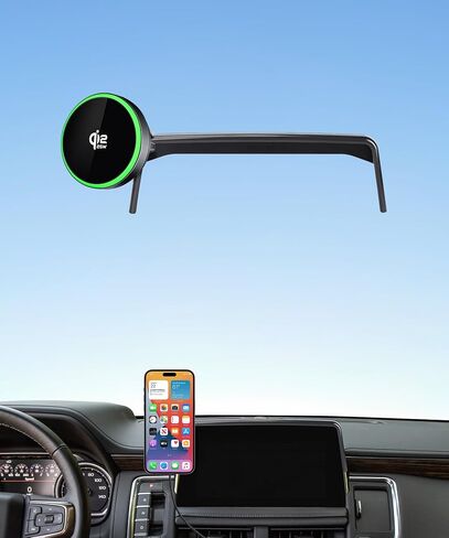 Qi2.2 25W Wireless Charger Car Phone Mount for Chevrolet Suburban 2021-2024 in Saudi Arabia