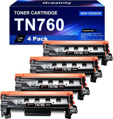 TN760 TN730 Black Toner Cartridge Replacement for Brother 4 Pack in Saudi Arabia