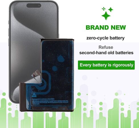 بطارية A3011 3.85 فولت 5000 مللي أمبير، متوافقة مع هاتف iphone15pro، تأتي مع أداة تركيب البطارية in Kuwait